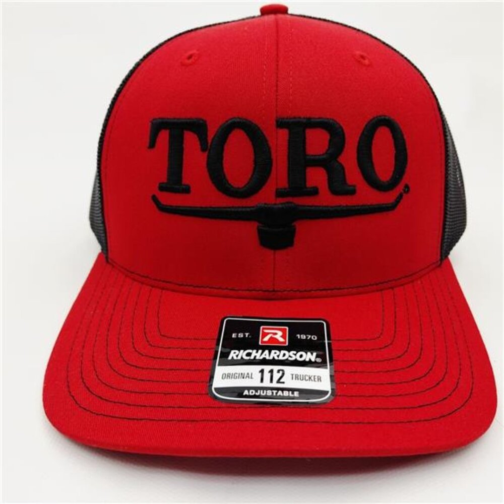 Toro Lawnmowers Richardson 112 Trucker Hat Cap Mesh Snapback Red Landscaping New